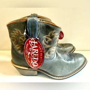 Laredo Blue Grey and Tan Cowboy Boots